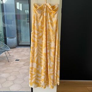 Abercrombie & Fitch Twist-Front Flowy Maxi Dress